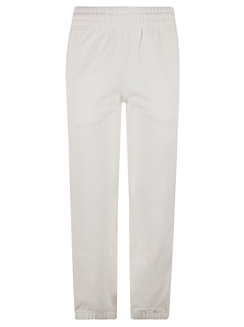 Burberry Refined White Cotton Sweatpants