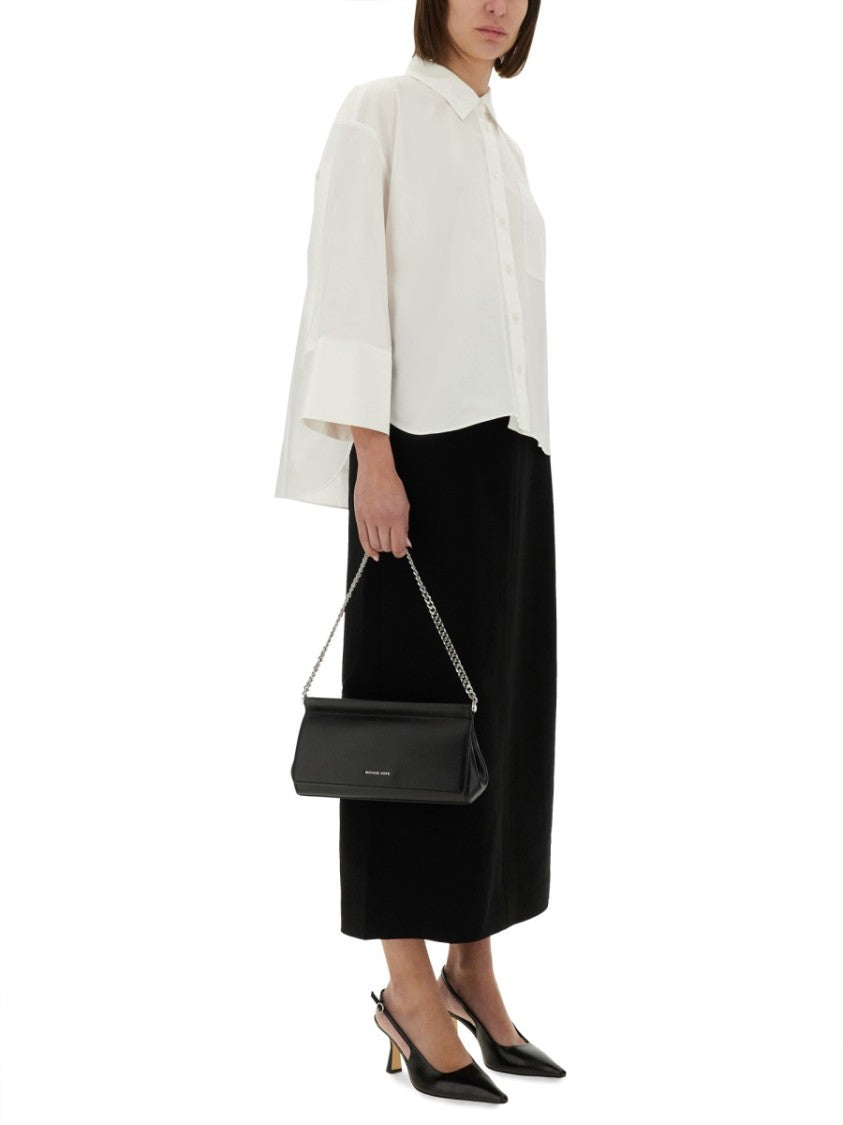 Michael Michael Kors Textured Crepe Maxi Skirt