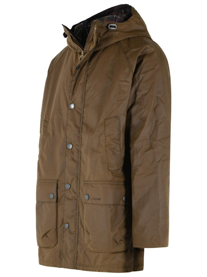 Barbour Brown Waxed Cotton Bedale Parka