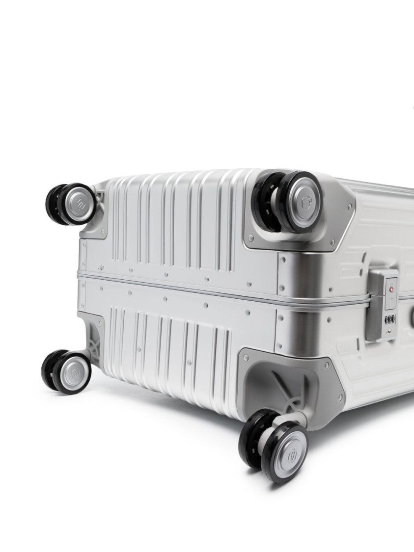 Piquadro Medium Rigid Trolley With Vertical Grooves