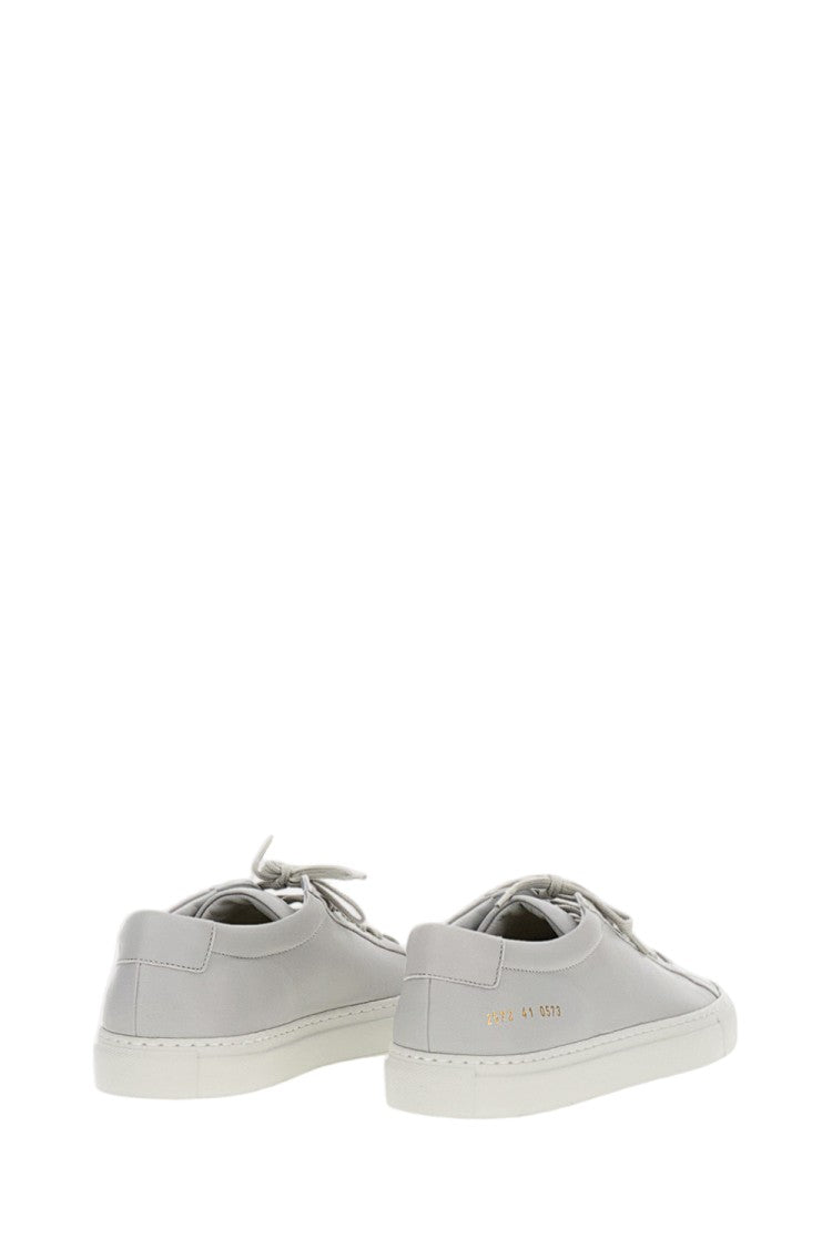 Common Projects Grey Achille Premium Leather Sneakers
