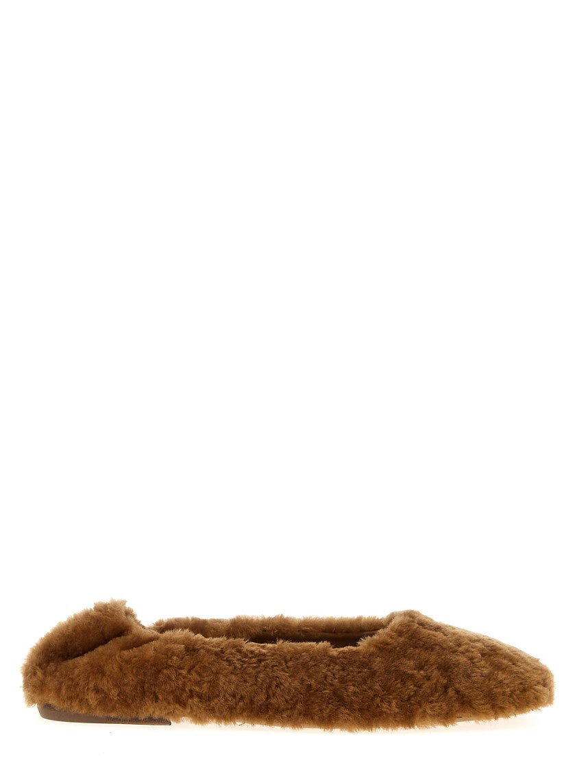 Dries Van Noten Fur Ballet Flats