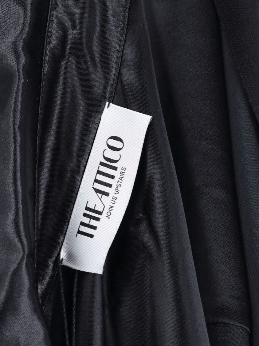 The Attico Mini Chemisier Dress – Black