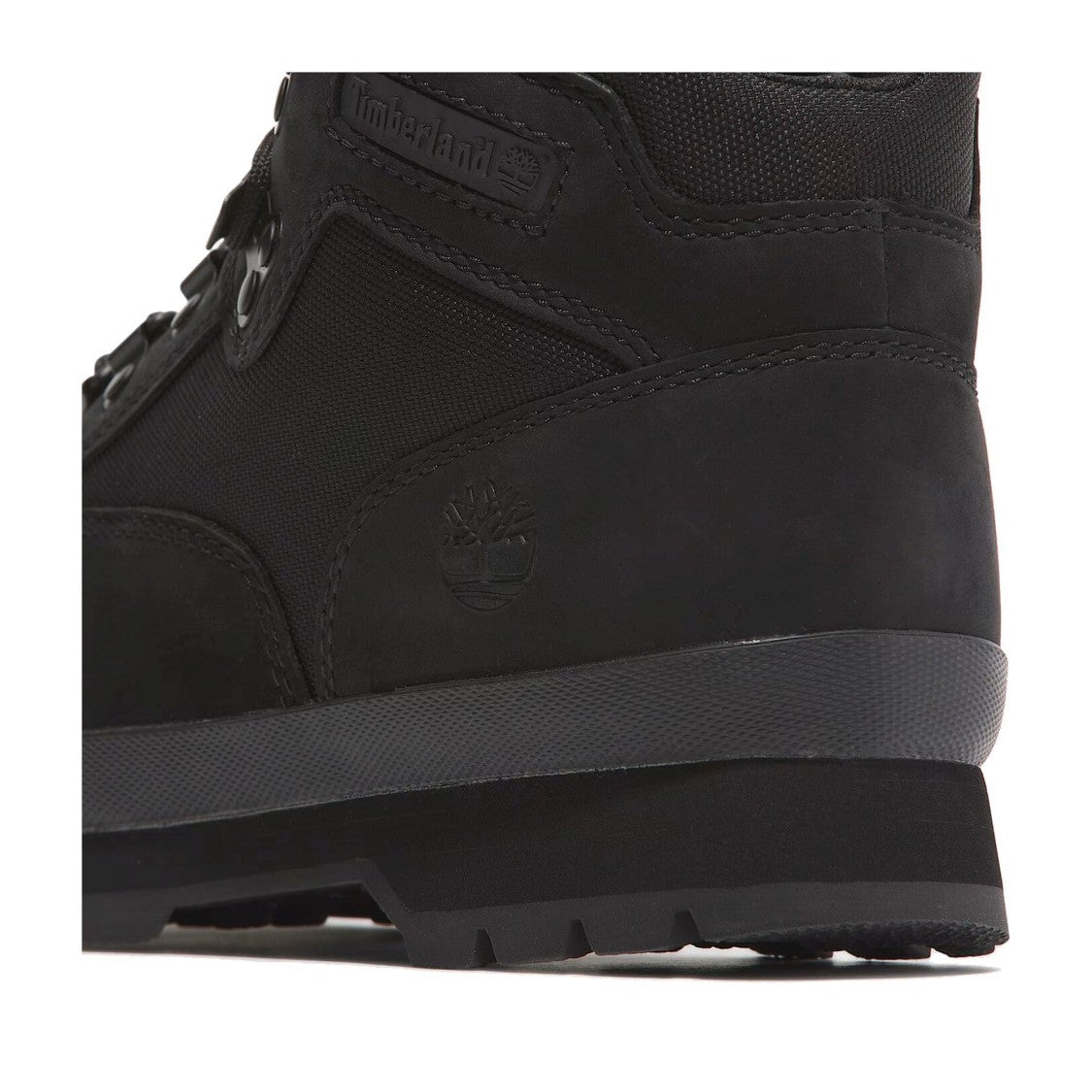Timberland Black Euro Hiker Nubuck Low-Cut Boots