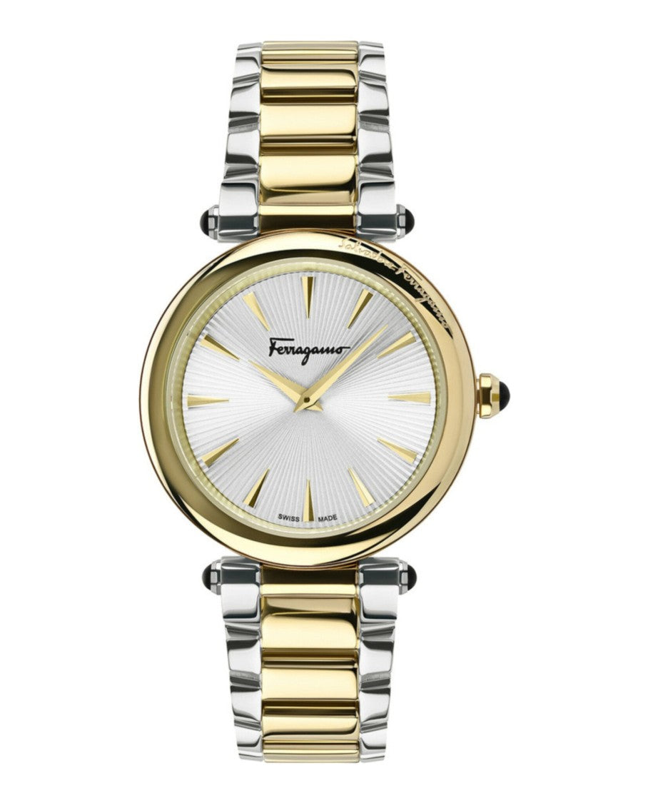 Ferragamo Idillio Bracelet Watch With Two-Tone Case