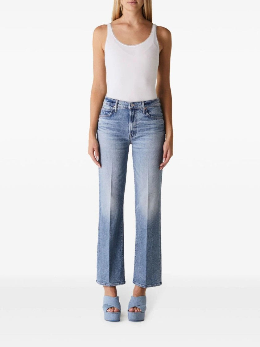 Mother The Kick It Wide-Leg Jeans