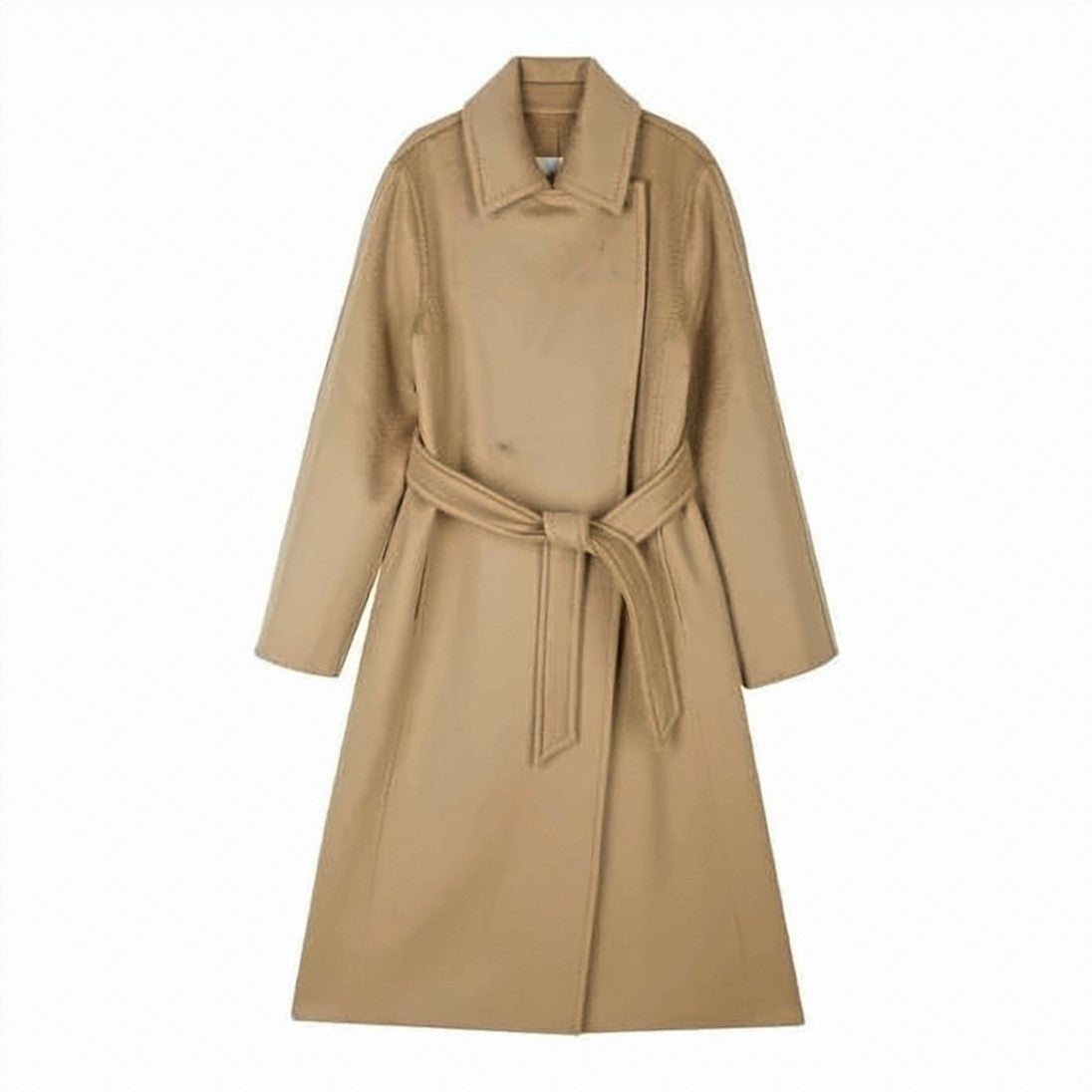 Max Mara Long Cashmere Coat With Classic Collar