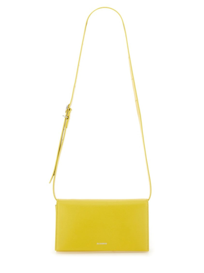 Jil Sander "All Day" Leather Shoulder Bag