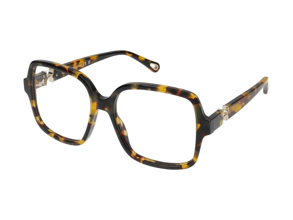 Chloé Havana Ch0335o Acetate Square Eyeglasses