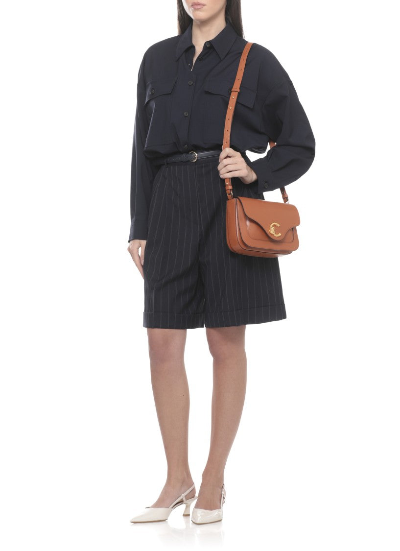 Coccinelle Structured Compact Leather C-Me Small Bag