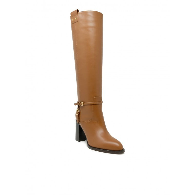 Lella Baldi Lt2465 Camel Leather Boots
