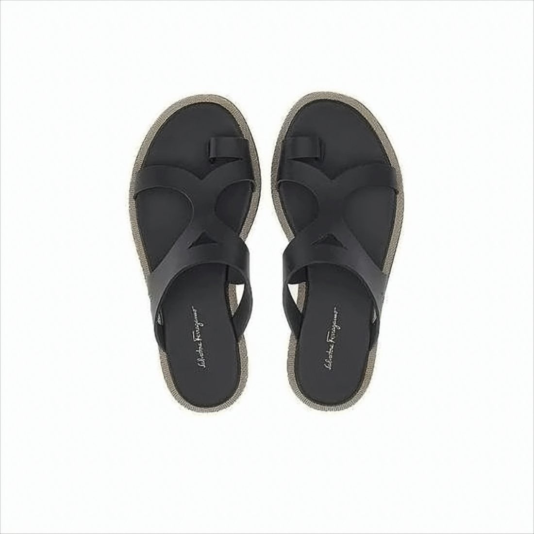 Salvatore Ferragamo Flat Slip-On Sandals With Cut-Out Details