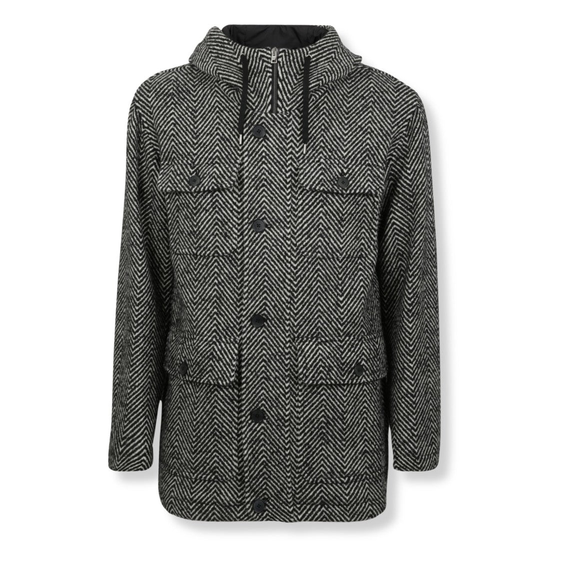 Herno Multi-Pocket Parka With Structured Silhouette And Practical Design