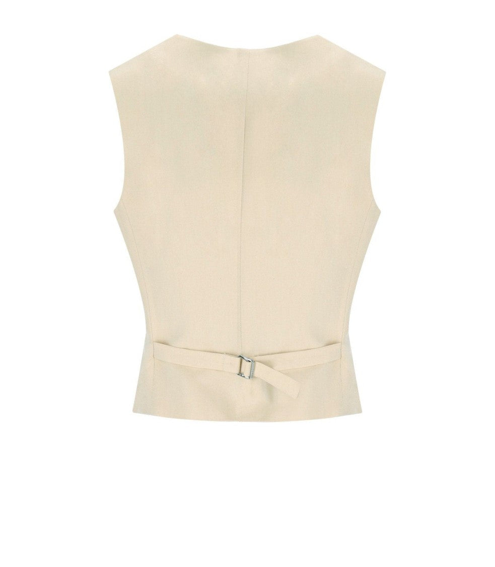 Max Mara Pace Ivory Vest