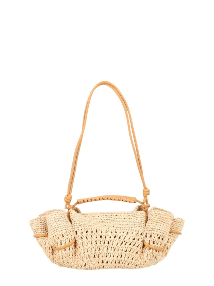 Hereu Natural Arta Mini Raffia Crochet Bag