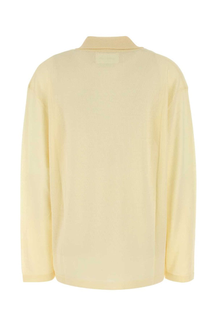 Armarium Pastel Yellow Wool Aurelio Polo Shirt