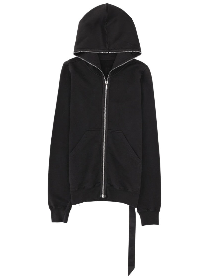 Drkshdw By Rick Owens Gimp Cotton Front Zipper Hoodie