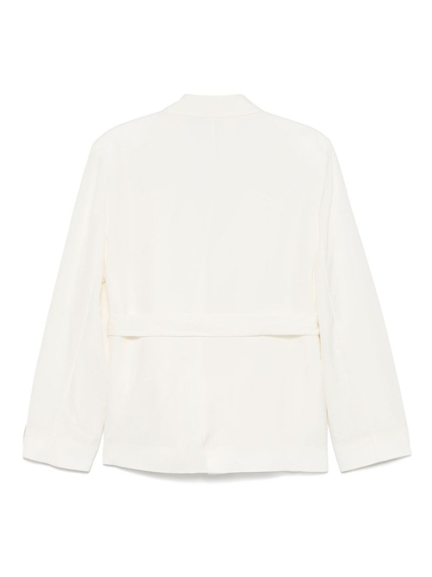 Calvin Klein Double-Breasted Relaxed Linen Blazer