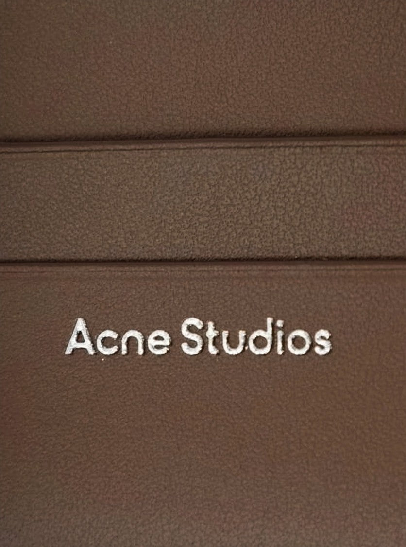 Acne Studios Minimalist Calf Leather Cardholder