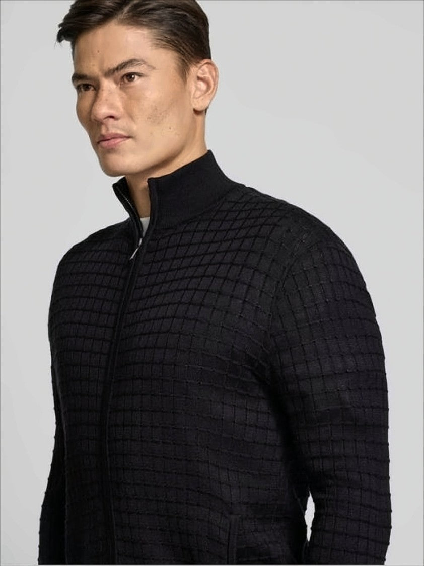Emporio Armani High Collar Zip Sweater