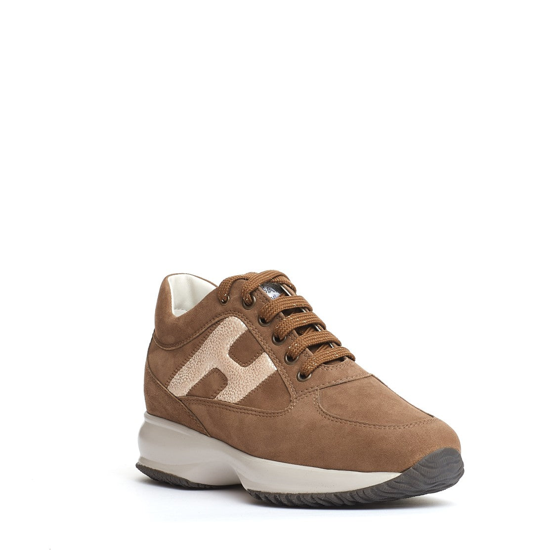 Hogan Interactive Suede Beaver Sneakers