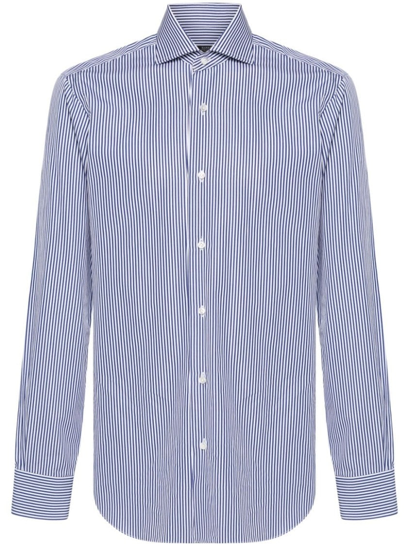 Barba Stylish Striped Shirt With Tailored Fit And Premium Fabric