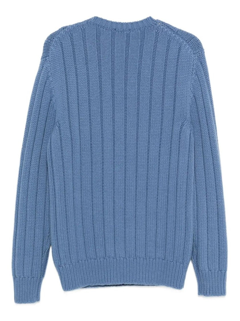 Drumohr Textured Knit Crew-Neck Sweater