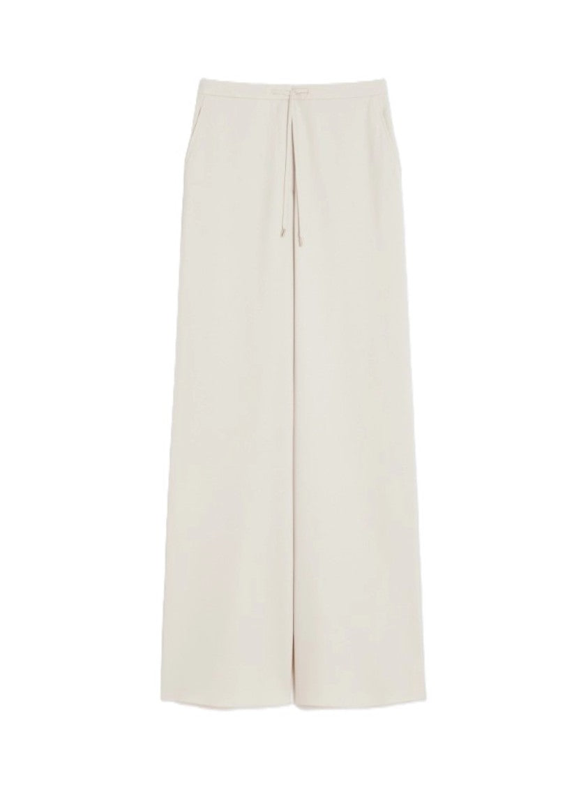 Max Mara Wide-Leg Trousers With High Waist And Design