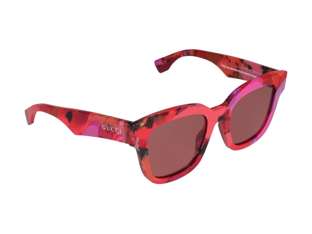 Gucci Sunglasses Gg1624s 001 Red Red Orange 52/21/145