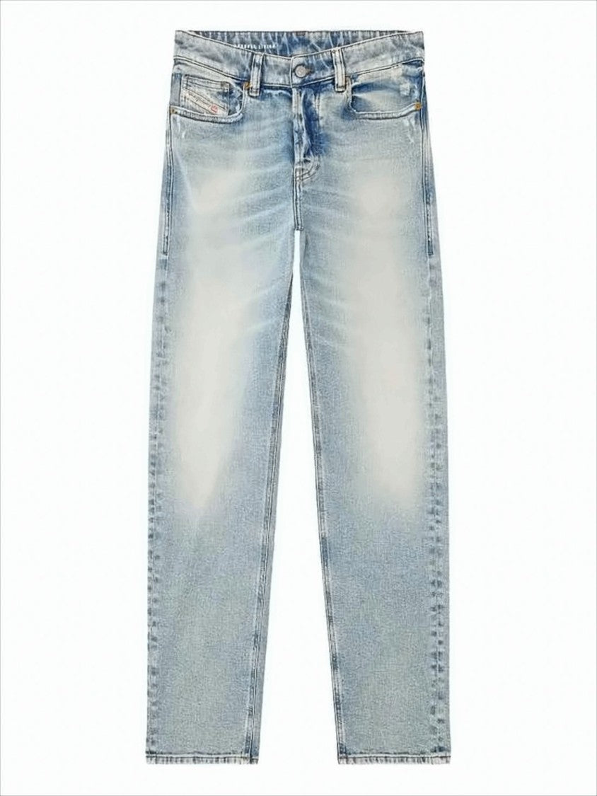 Diesel Light-Wash Denim Jeans With Classic Five-Pocket Styling