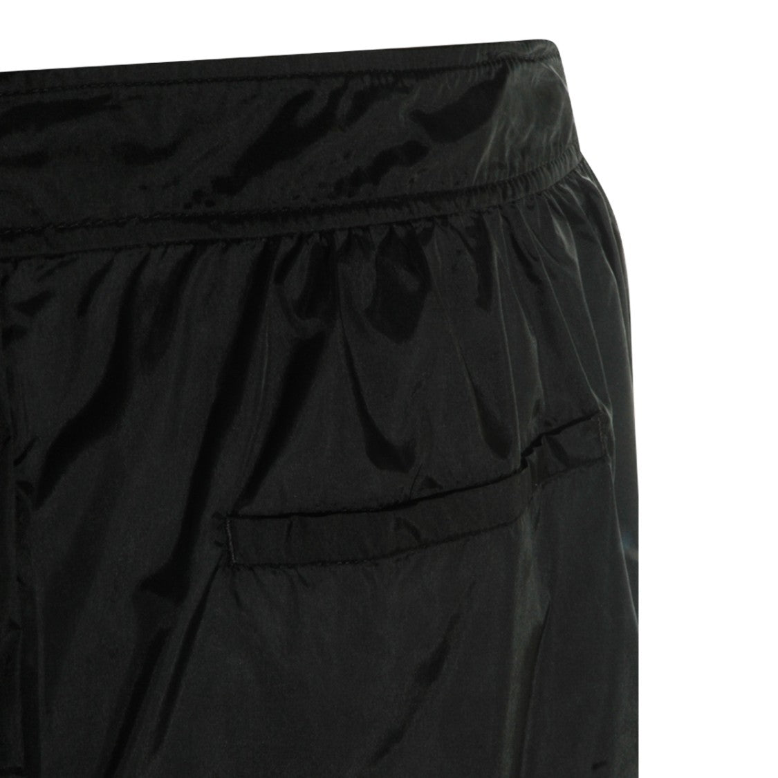 Saint Laurent Knee-Length Black Skirt With Subtle Gathered Waistband