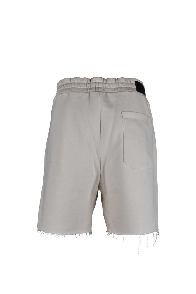 Amiri Frayed Hem Off-White Cotton Amiri Shorts