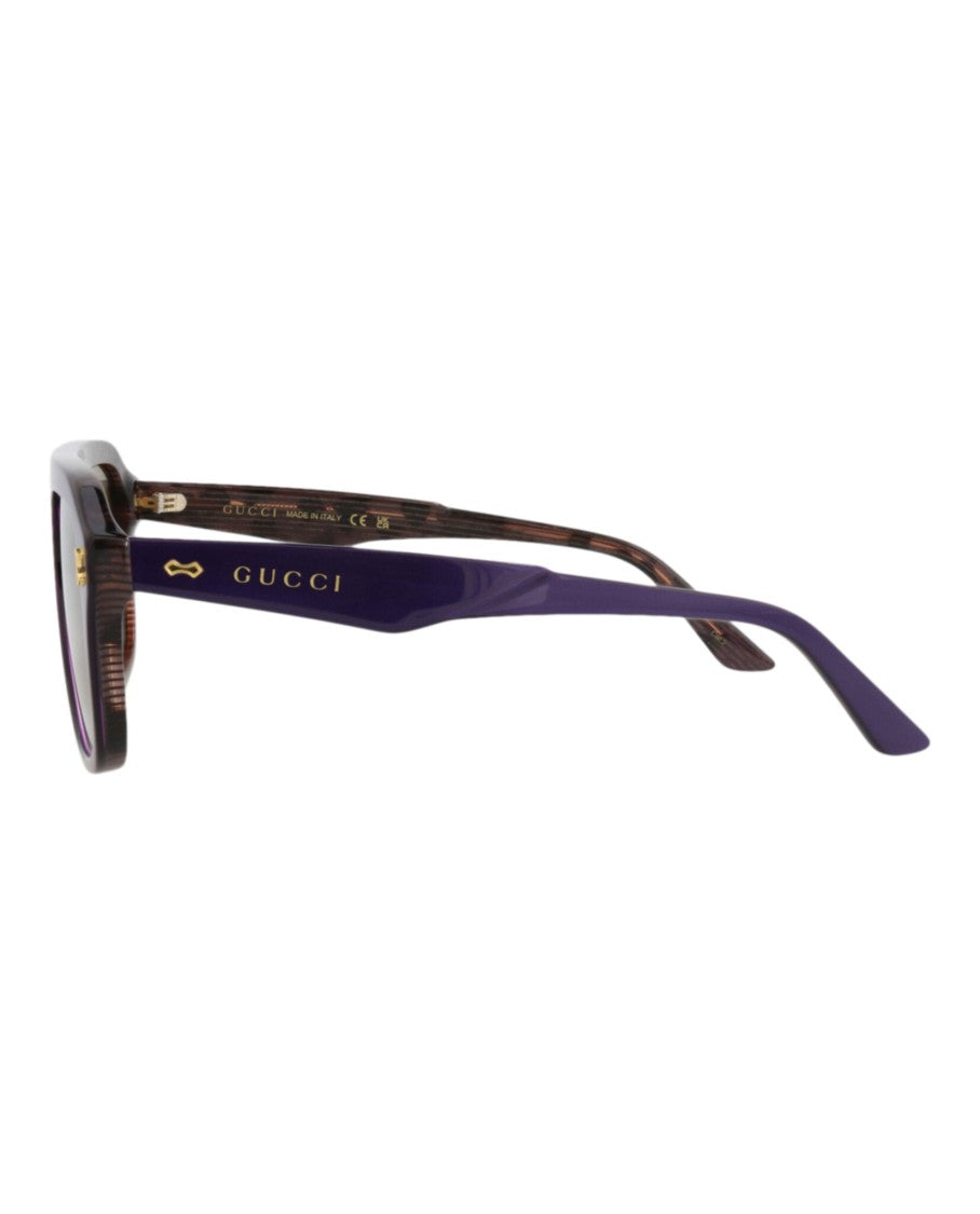 Gucci Aviator-Frame Recycled Acetate Sunglasses