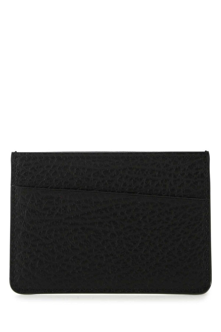 Maison Margiela Textured Black Leather Card Holder