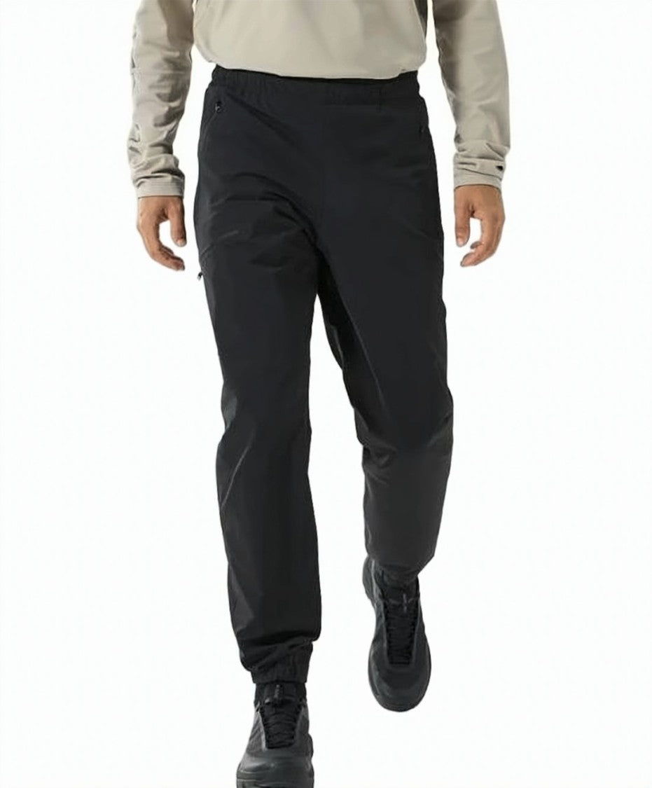 Arc'teryx Black Straight Cut Pants With Tapered Leg