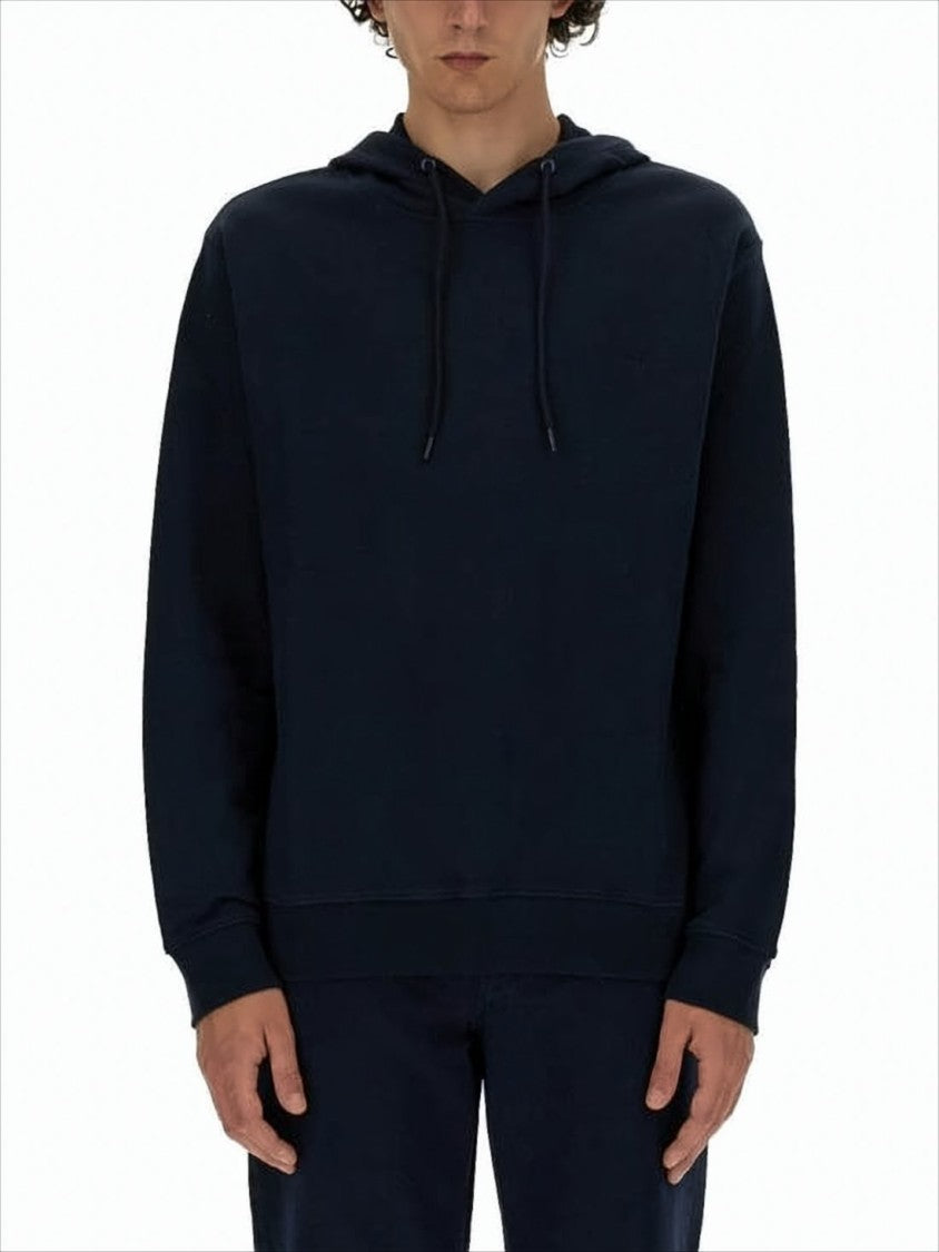 A.P.C. Classic Relaxed-Fit Black Hoodie With Drawstring Feature