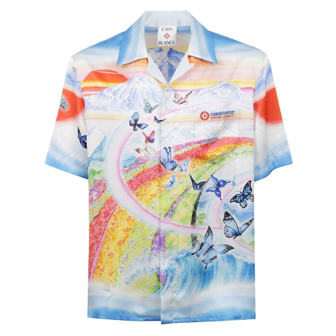 Casablanca Graphic Short-Sleeve Shirt