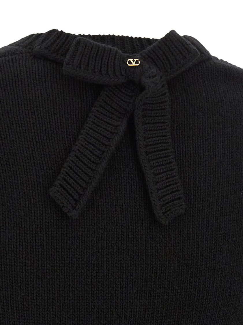 Valentino Garavani Vlogosignature Bow Sweater