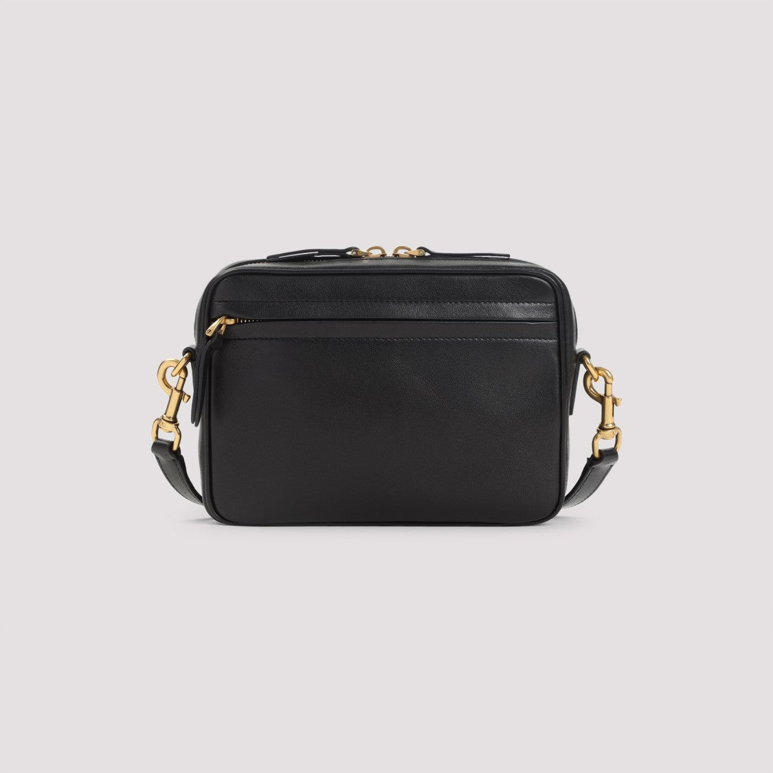 Valentino Garavani Structured Lambskin Leather Shoulder Bag
