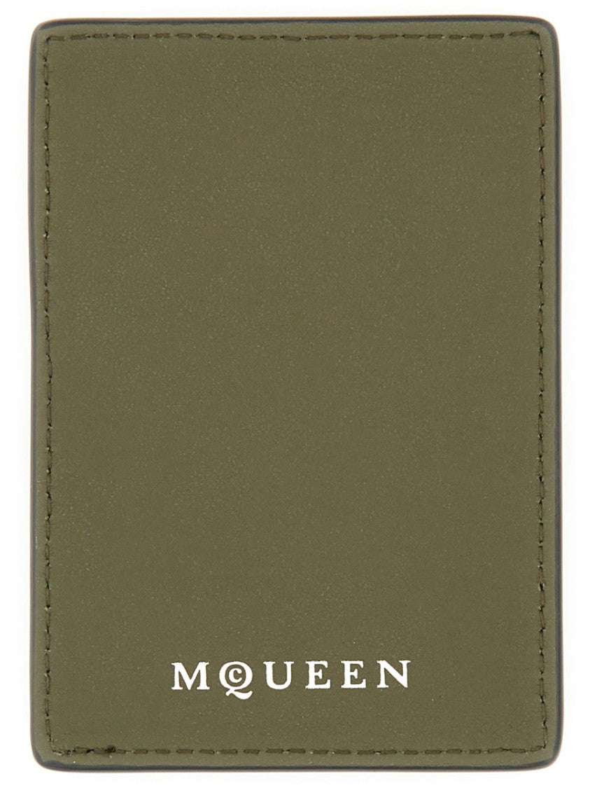 Alexander Mcqueen Magnetic "Skull" Card Holder