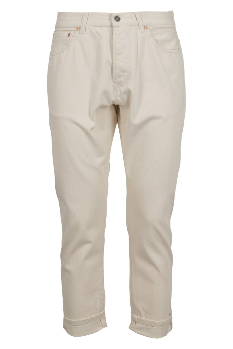 Tela Genova Ecru Genoa Cloth Pants