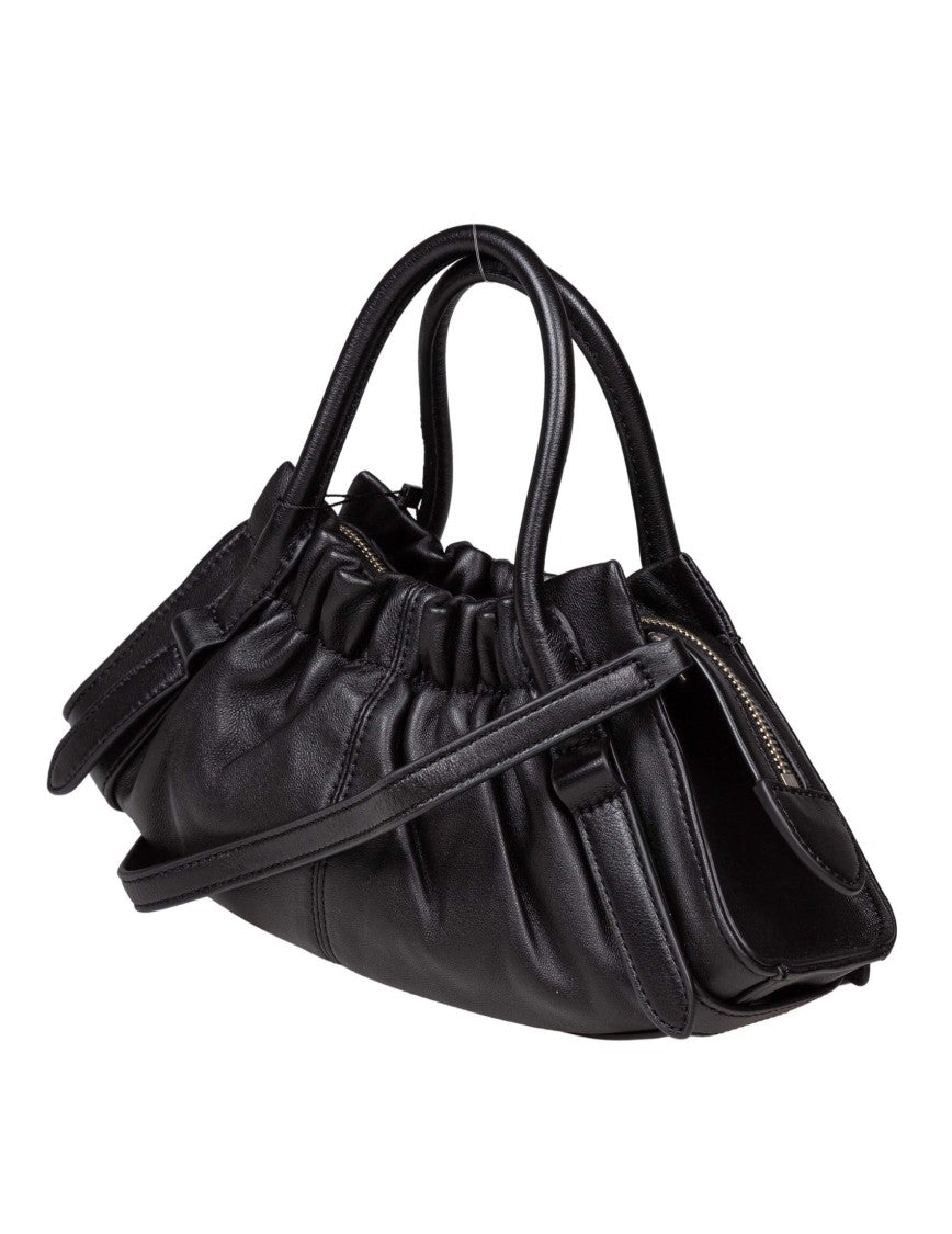 Marc Jacobs The Cristina Small Satchel Leather Handbag, Black