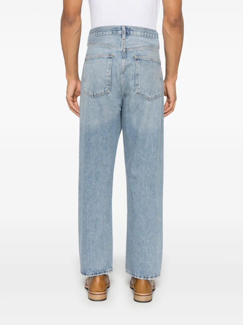 Agolde 90'S Light Blue Straight-Leg Jeans