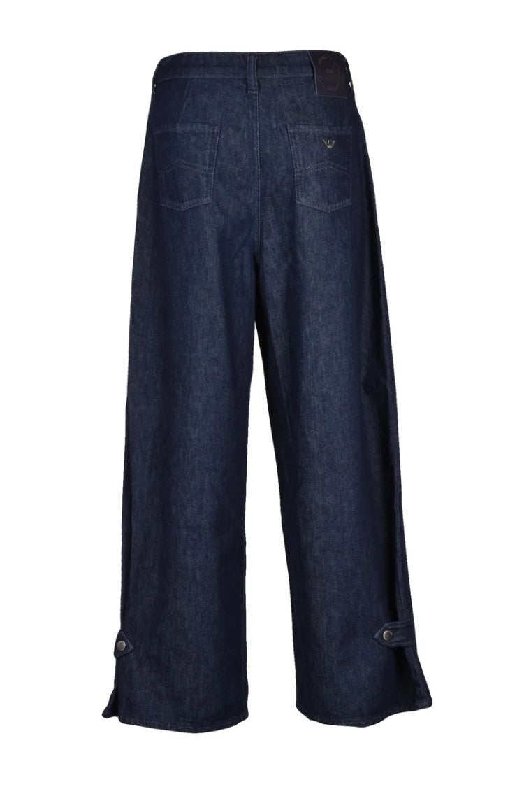 Emporio Armani Palazzo Jeans Stretch - Blue
