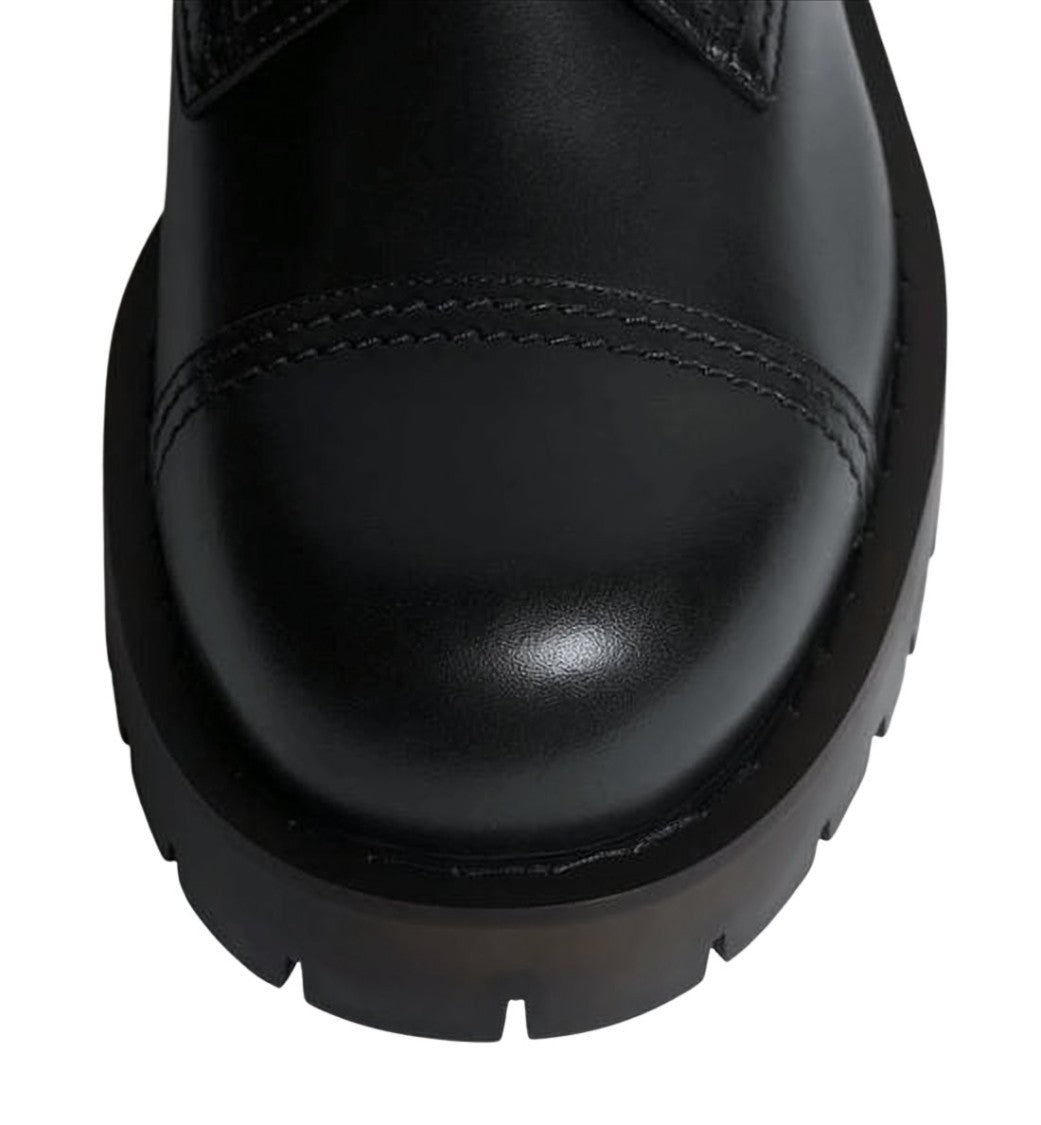 Christian Dior Black Cap-Toe Dress Shoes