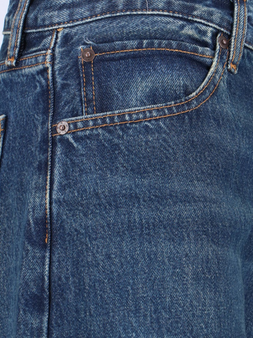 Frame Wide Jeans – Blue