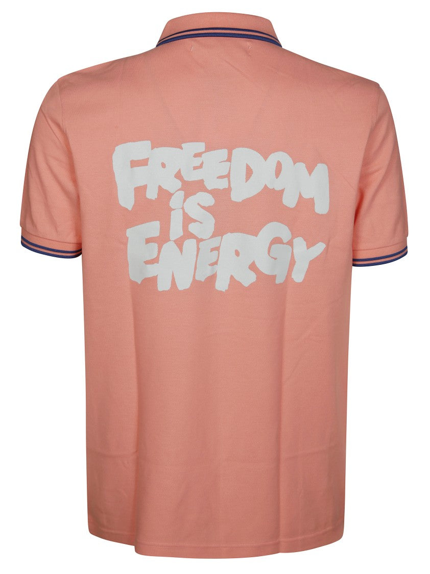 Comme Des Garçons Textured Knit Polo Shirt