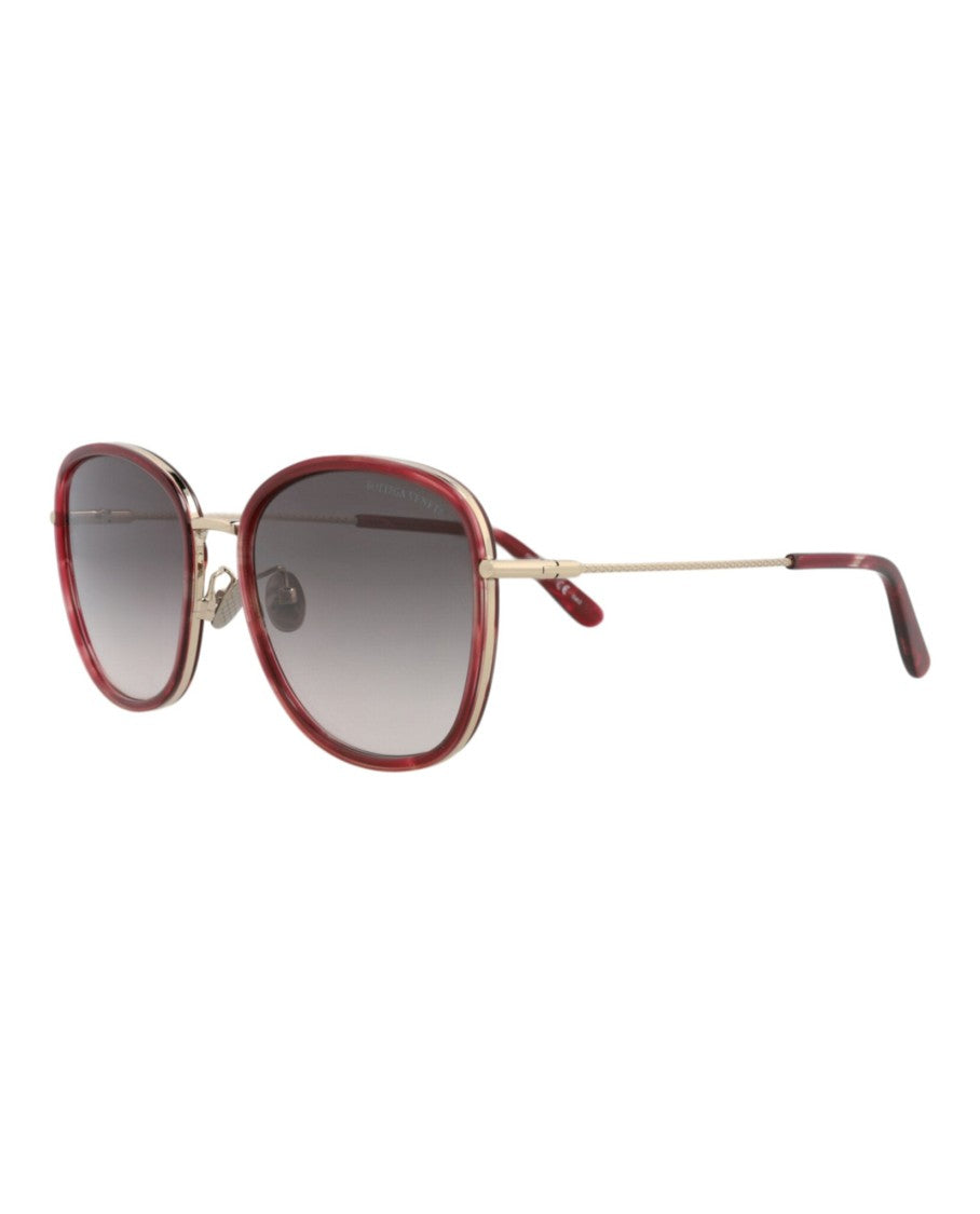 Bottega Veneta Round-Frame Acetate Sunglasses