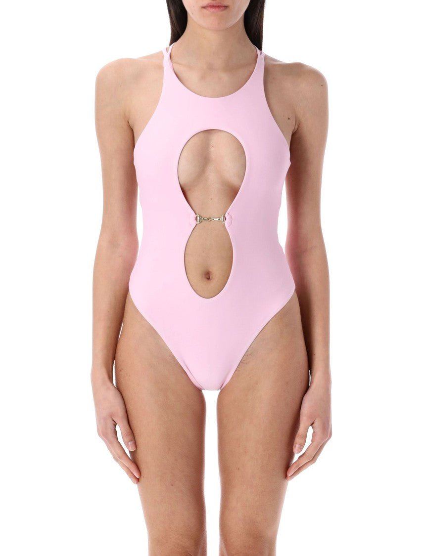 Swim By Di Halter Neck One-Piece Swimsuit With Cut-Out