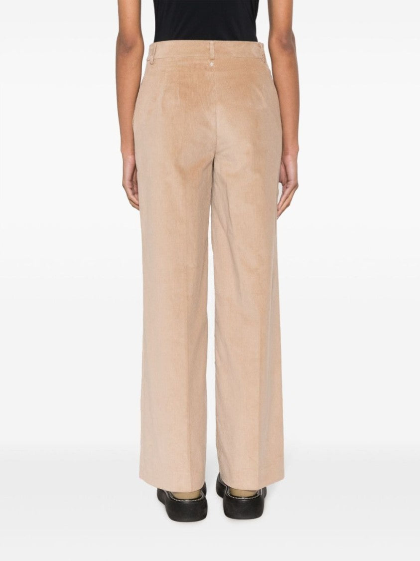 Lorena Antoniazzi Corduroy High-Waist Wide-Leg Trousers